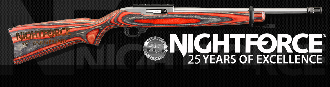 Nightforce 25th Anniversary Ruger 10/22 Promotion!