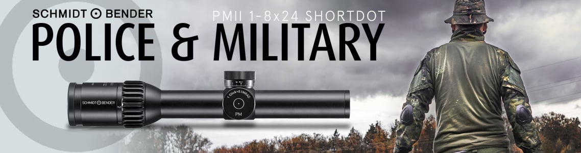 PM II 1-8x24 Short Dot Riflescopes
