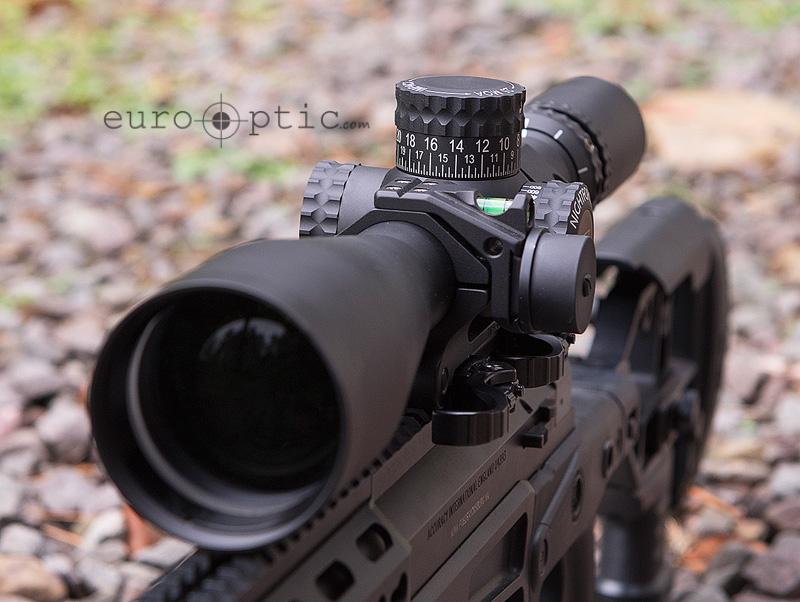 The objective lens of the Nightforce ATACR 7-35 is a healthy 56mm.