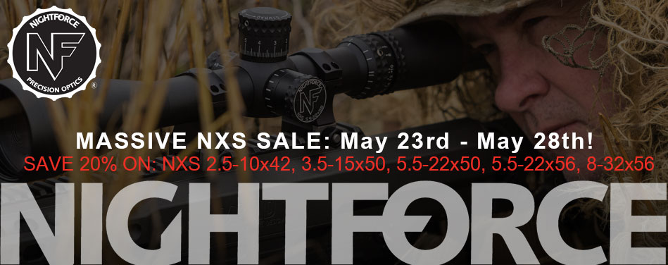Nightforce NXS Riflescope Sale!