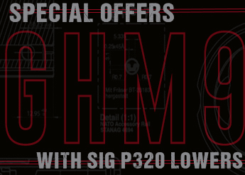 B&T GHM9 Pistols with Sig P320 Lowers Special Offers