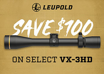 $100 OFF Select VX-3HD Scopes!