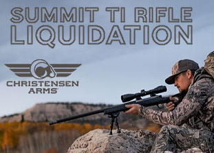 Christensen Arms Summit Rifle Liquidation