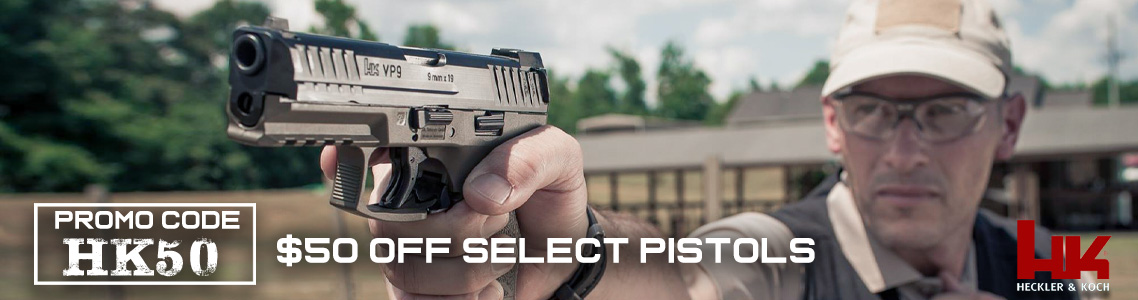$50 Off Select H&K Pistols