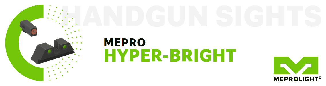 Meprolight Hyper-Bright Pistol Sights