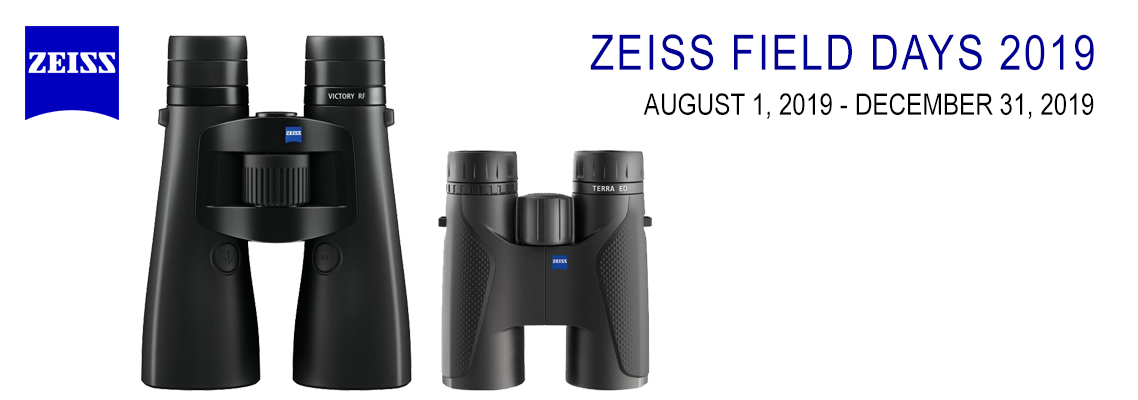 Free Zeiss Terra ED Binocular with Victory RF Binocular - Zeiss Field Days!