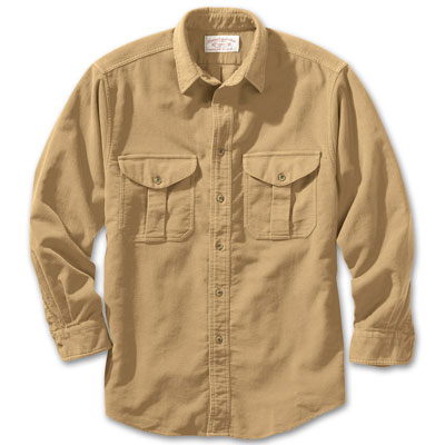 Filson Mens XS Khaki Moleskin Shirt 10394-KH for sale! - EuroOptic.com